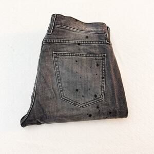 Current Elliott The Fling Black Tinder Straight Leg Denim Size 27